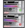 upHere GPU Support Bracket White, Adjustable Height Graphics Card Support