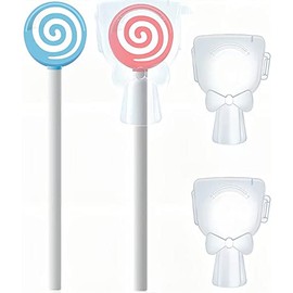 Y-Kelin - Raspador de lengua para niños de 2 a 8 años, limpiador de silicona 100% última intervensión de BPA, lindo piruleta con asas fáciles de agarrar y fundas sonrientes, ayuda a refrescar el mal