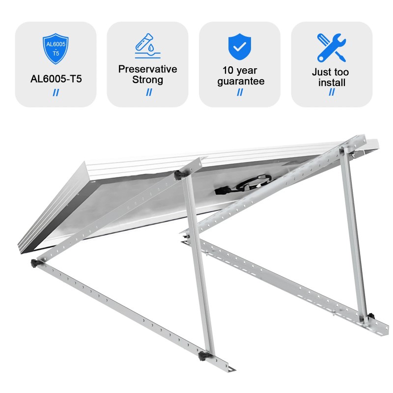 PFCTART 2 Set 45 Inch Solar Panel Bracket Mounting Balcony