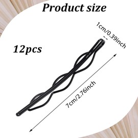 20Pcs Black Mini Bobby Pins Vintage Hair Pins BB Clip Invisible Bangs Clip Small Bobby Pins Wedding Dainty Accessories Headwear for Women and Girls