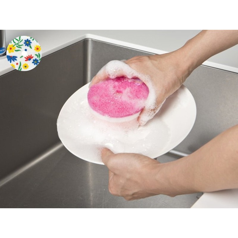 MARNA POCO K033 Garden Kitchen Sponge Refill Set of 2