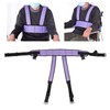 Wheelchair Seat Belt Torso Support Vest, Adjustable Double Shoulder Vest