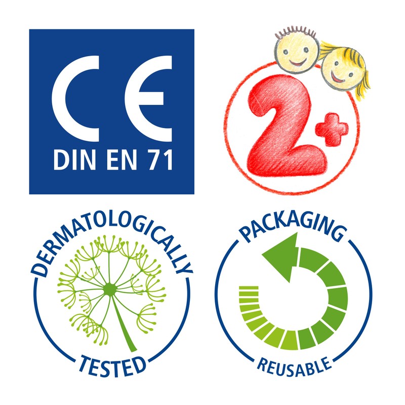 STAEDTLER 813 SLE ST Noris Junior Play Clay Basic Colours,