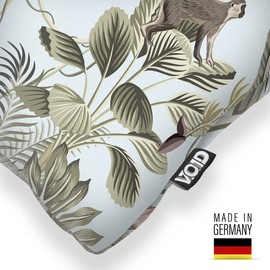 VOID Jungle Monkey Flamingo Cushion Cover Sofa Cushion Decorative Easter Outdoor Cushion Size: 60 x 60 cm