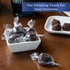FIESTA WRAPS Clear Candy Wrappers for Caramels (600 Pcs 2.5