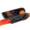 BLACK+DECKER BD1005 Black/Orange 1" x 10' Ratchet Tie Down Straps