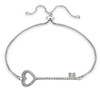 Hoops & Loops - Pulsera Ajustable de Plata de Ley