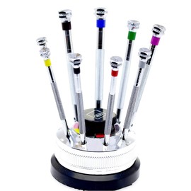 Set of 9 Screwdrivers With Swivel Mount - Beco 205930 - Watchmaker Tool