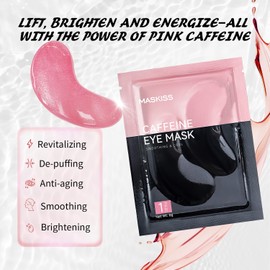 Maskiss Under Eye Patches (50 Pairs), Caffeine Eye Masks for Dark Circles Puffy Eyes Undereye Bags, Collagen Eye Patches for Wrinkles and Puffiness, Skin Care Gift for Her