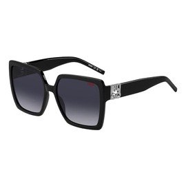 HUGO Women's Hg 1285/S Sunglasses, Black, 59