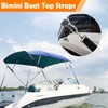 Bimini Boat Top Straps, 2 Pack Bimini Top Straps Adjustable