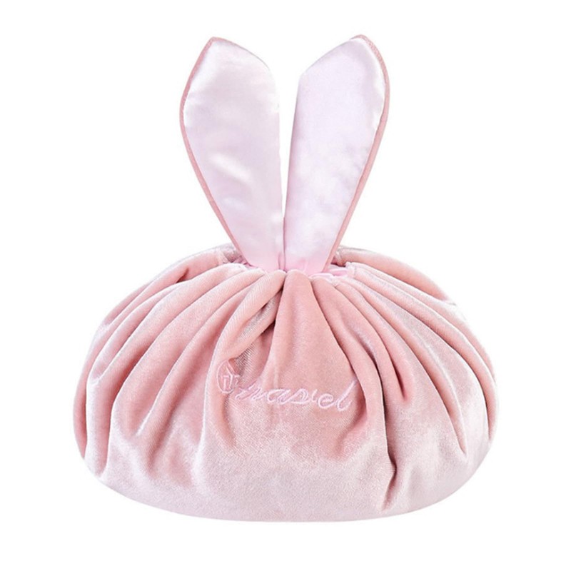 Portable Cosmetic Bag with Drawstring, Cosmetic Bag, Large Makeup Bag,