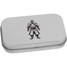 80mm 'Japanese Samurai Armor' Metal Hinged Tin/Storage Box (TT00228179)