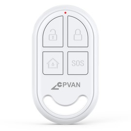 CPVAN Universal Remote Control for the CP2/CP2W Home Alarm System-433MHz-White (2nd Generation)