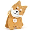 Kitamura NH0861 Women's Shiba Inu Key Chain, Can Stand or