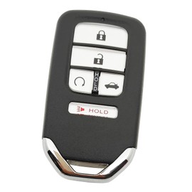 vurbemes Replacement Key Fob Cover Case fit for Honda Accord Civic CR-V CRV Pilot Passport Insight EX EX-L Touring Keyless Entry Key Fob Shell