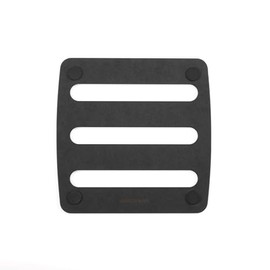 Epicurean Trivet, 7-Inch by 7-Inch, Slate/Black,010-07070203