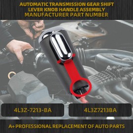 Dasbecan Manija de palanca de cambios de transmisión automática compatible con Ford F150 2004 2005 2006 reemplaza # 4L3Z-7213-BA 4L3Z7213BA