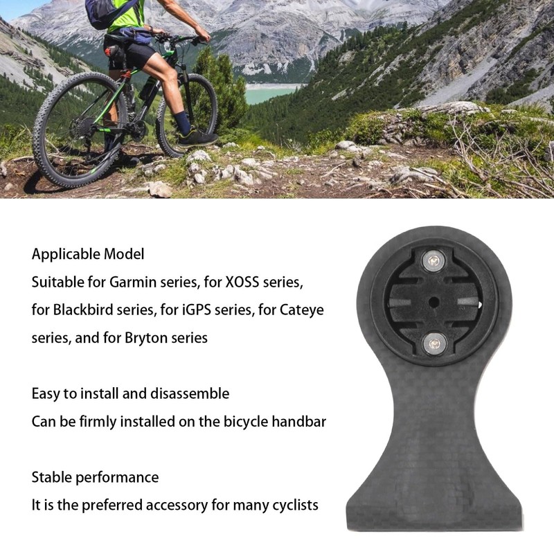 GUB 693 Bicycle Computer Mount Carbon Fibre Bicycle Computer Handlebar