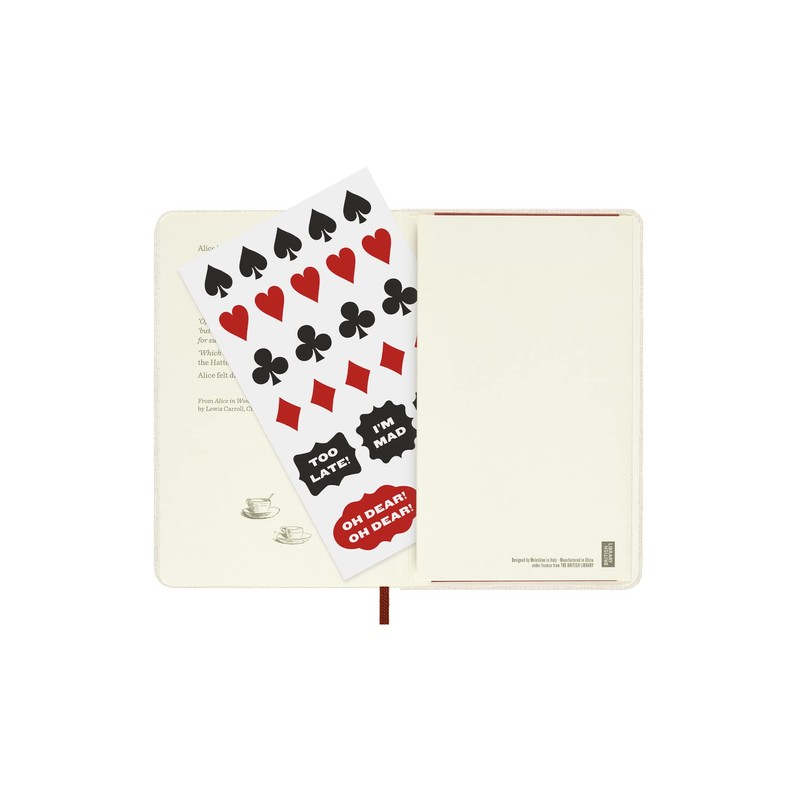 Moleskine Weekly Planner 2023, 12-Month Diary, Limited Edition Alice In