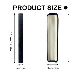 GUAN Extra Long Seatbelt Covers Soft Furry for Adults Kids Women & Men,Seat Belt Cover Pad Strap Wrap Decoration，Shoulder Pad Protector, Auto Interior Accessories (1, 25.5inch)