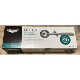 Vollrath Yellow Disher Portion Control Scooper 1 5/8oz Stainless Steel 47144 NEW