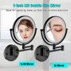 Udorich 8 Inch LED Wall Mount Two-Sided Magnifying Makeup Vanity