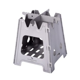 Boundless Voyage Outdoor Titanium Folding Wood Stove Camping Multi-Fuels Alcohol Stove Ultralight Backpacking Stove Ti2009C