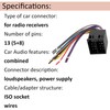 AERZETIX - C11904 13-Pin 5+8 ISO Combination Plug for Car