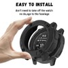 Niboow Case for Garmin instinct 2X, with Screen Protector, Flexible