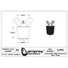 Lamprey Hardware #5 Winter Plug Expanding for 1 inch Tubes