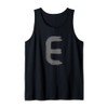 Creative Bold Dark Grey Letter E - Alphabet - Marker