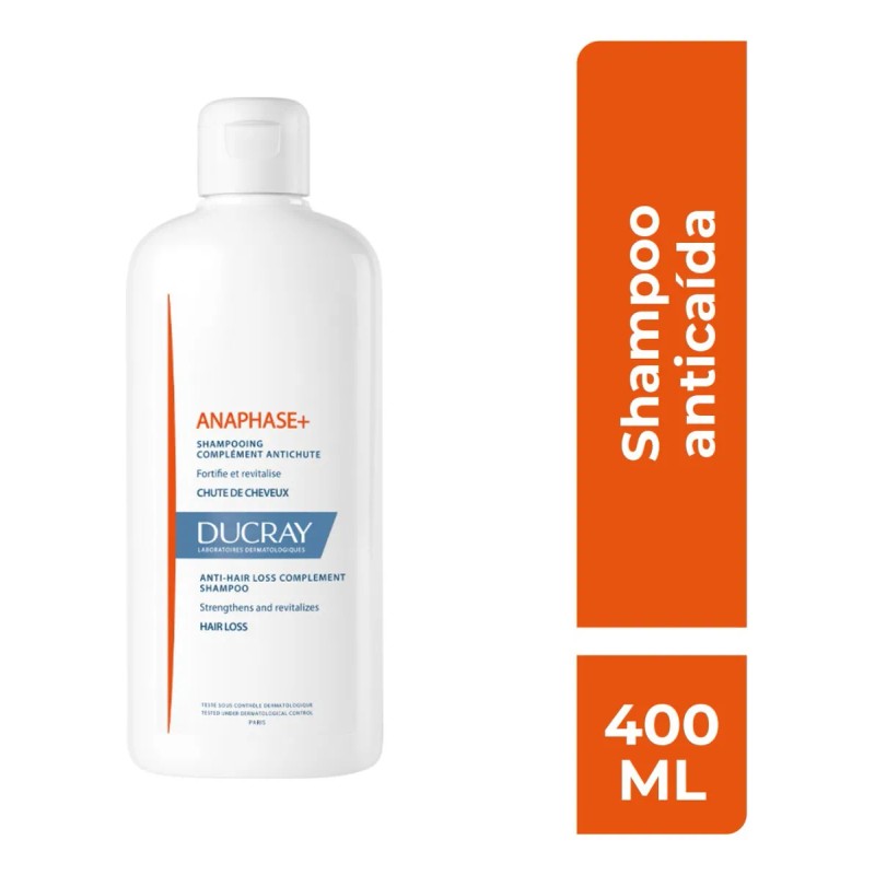 Ducray Anaphase+ Shampoo Anti Caída Fortalece Cabello 400ml