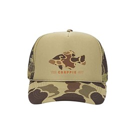 Fishing Hat/The Crappie Guy/Adjustable Snapback/Mesh Hat (CAMO)