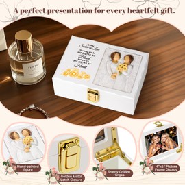 Nowizen Sister in Law Gifts, Birthday Gift Ideas - Mother's Day Christmas, Wedding Gifts for Sister-in-Law, Picture Frame Box 4x6