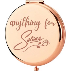 KEYCHIN Como La Flor - Espejo de bolsillo para fans latinos cantantes de regalo, álbum de música, espejo de maquillaje compacto, para cantantes, fans de mercancía (cualquier cosa para-RG)