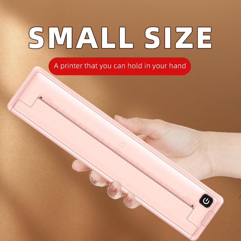 Portable Printer Wireless for Travel, Mini Bluetooth Thermal Printer Support