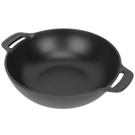 Outspark Cast Iron Grill Wok for Weber Gourmet BBQ System,Spirit I/II 200 300 SER,Genesis II E-310/LX S-440,Summit Series Cooking Grate,Outdoor Barbeque Accessories for Weber 7425