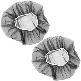 Audio Fan Fan Cover, Easy to Remove and Remove, 11.8 - 15.7 inches (30 - 40 cm), One-touch Rubber, Removable, Black, 2-piece Set