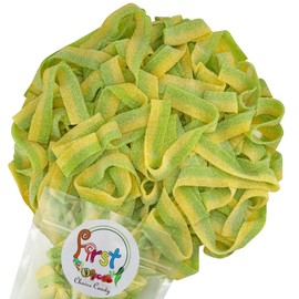 Variety Color Sour Gummy Belts (1 Pound (Pack of 1), Pickle)