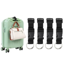 4pcs Add a Bag Luggage Straps,Strap for Suitcase,Adjustable Suitcase Belt Straps,Heavy Duty Suitcases Belt for Travel Make Your Hands Free,Bag Strap for Luggage