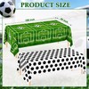 WNINK 2 Pack Plastic Tablecloth - Soccer Party Decorations -