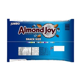 Almond Joy, Chocolate Coconut Candy bar, Snack Size, 20.1 Oz
