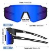 DUCO Polarized Sports Sunglasses for Men Women UV400 Protection Baseball