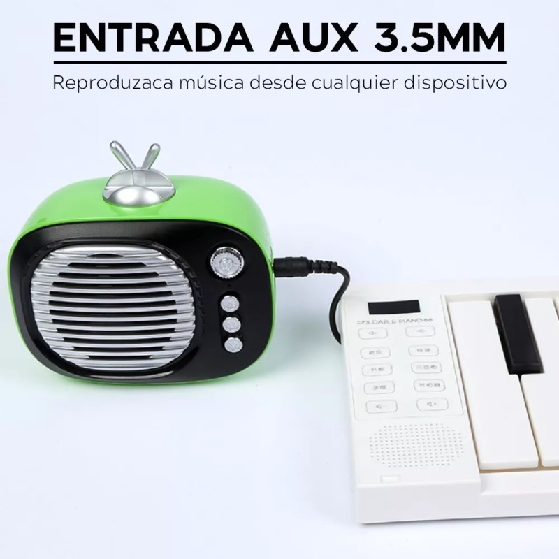 Maíz Kit Audifono In Ear Bocina Bluetooth Cable Auxiliar Cargador