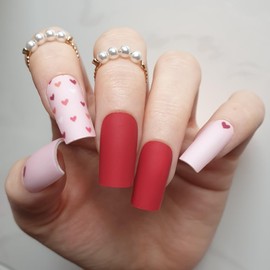 Zaubernägel4Home - UV Wraps, UV Nail Foils, Gel Nail Wraps, Semi Cured Gel Nails (Heartbreaker)