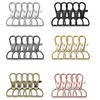 Swivel Clasp Hooks 30Pcs Key Chain Clip Hooks, D Ring