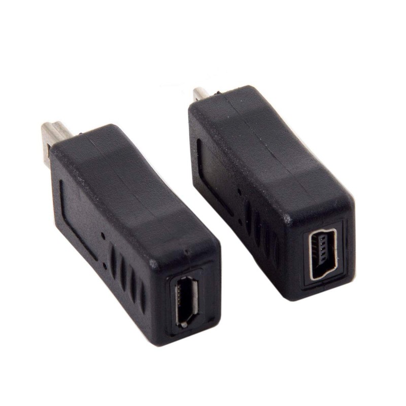 chenyang 2 Pack Mini USB Male/Female to Micro USB Male/Female