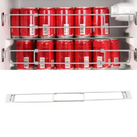 2er-Set RV Fridge Secure Bars, Einstellbare Regalstabilisatoren aus Edelstahl für Wohnmobile, ohne Bohren, für Campingkühlschränke, Schränke, Regale