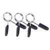 Outanaya 5Pcs Spring Clip Collars for Weightlifting Barbell Clamp for